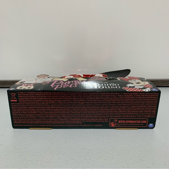 Purse Pets Disney Minnie Mouse 30+ Sounds Pet Toy & Crossbody Bag-NWT - Picture 7 of 11